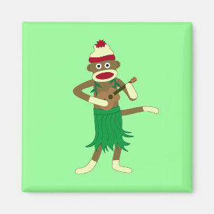 Íman Ukulele do macaco da peúga