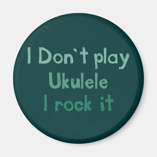 Íman Ukulele Rock It Magnet (Frente)