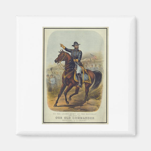 Íman Ulisses S. Grant On Horseback (Frente)