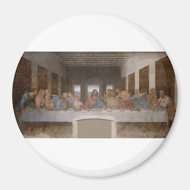 Íman Último jantar 1495 1498 de Leonardo da Vinci (Frente)