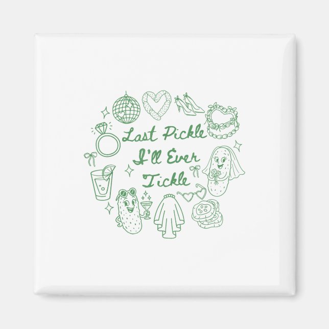 Íman Último Pepino Que Eu Jamais Farei Cócegas Pepino E (Frente)