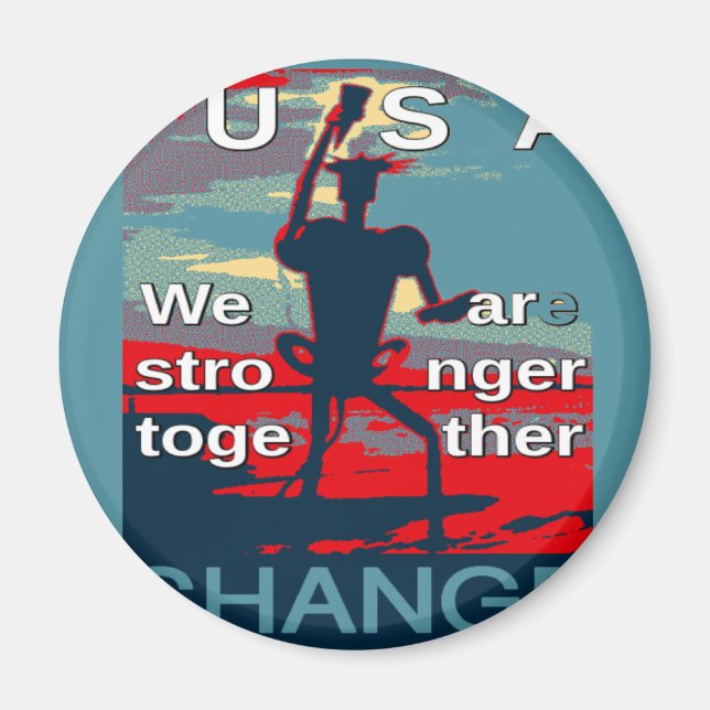 Íman Último slogan da campanha de Hillary Clinton para  (Frente)