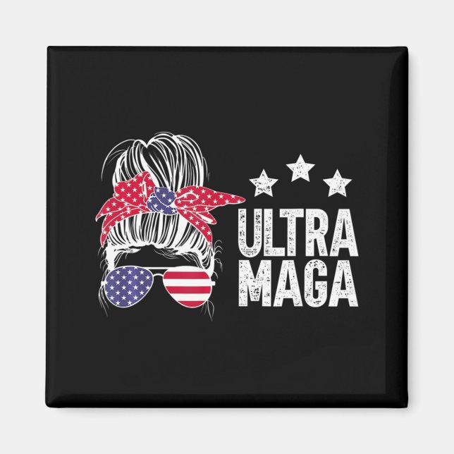 Íman Ultra Maga Messy Bun 5 (Frente)