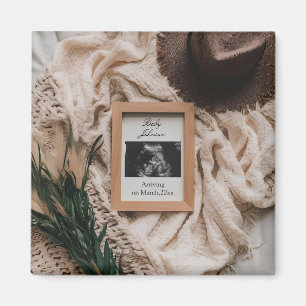 Íman Ultrasom Boho - anúncio de gravidez