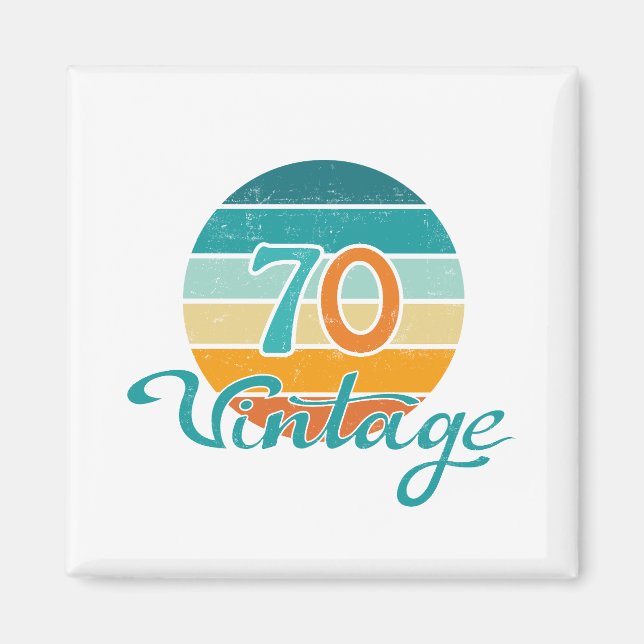 Íman Ultrassagem de 70 Vintage (Frente)