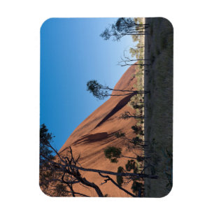 Íman uluru e planície do deserto