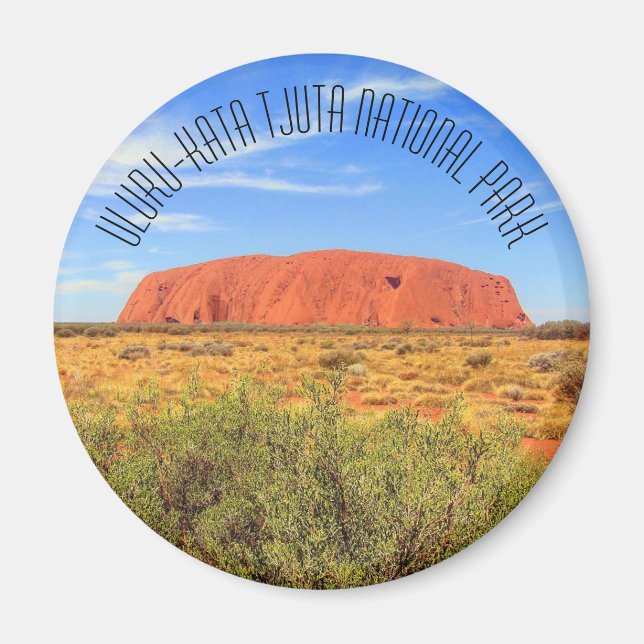 Íman uluru kata tjuta azul (Frente)