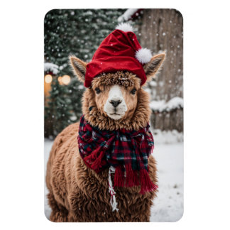 Íman Um Alpaca de Natal