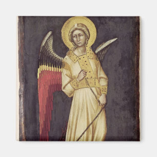 Íman Um anjo com um demónio em uma corrente