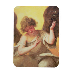 Íman Um anjo que guardara uma garrafa de vidro