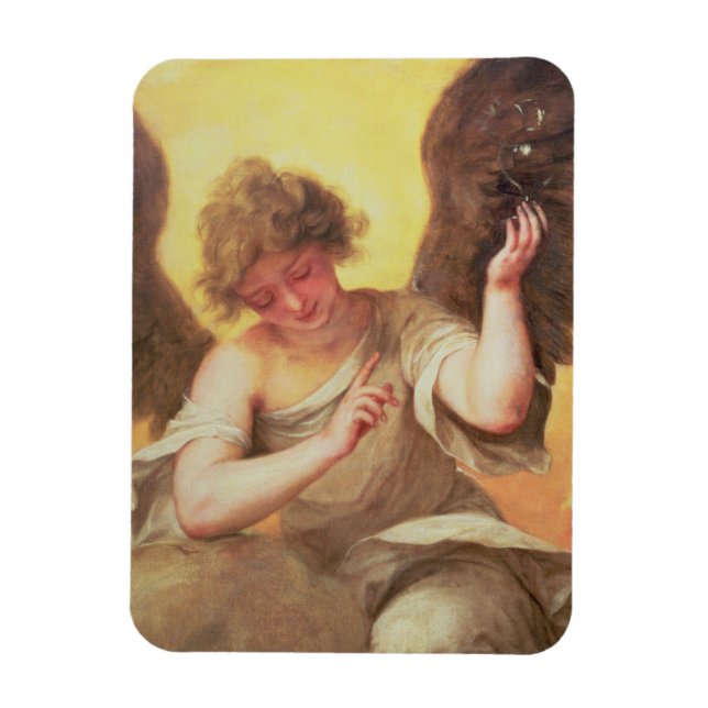 Íman Um anjo segurando um vidro (Vertical)