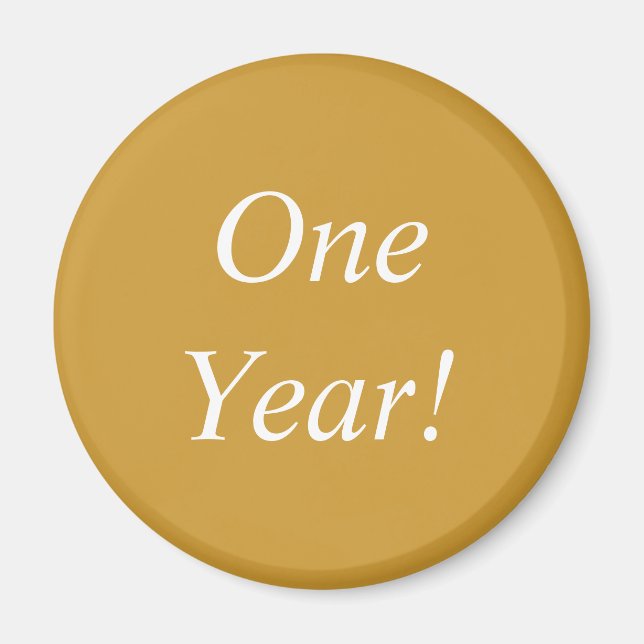 Íman Um ano de NC Magnet! (Frente)