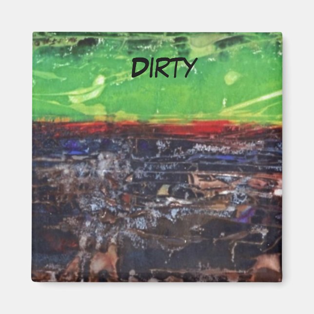 Íman "Um Ano No País", Abstrato (Frente)