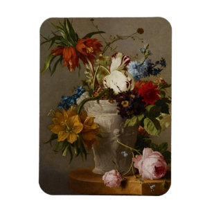 Íman Um arranjo com flores, século XIX