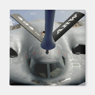 Íman Um avião do espírito B-2 que obtem em posição