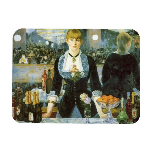 Íman Um Bar na Folies Bergere, de Edouard Manet (Horizontal)