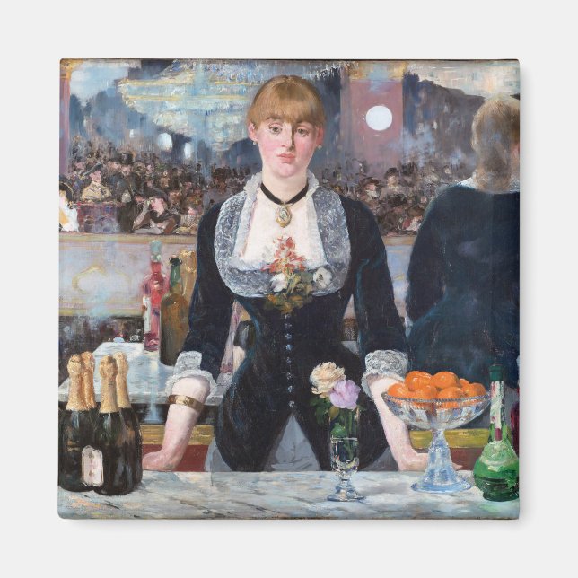 Íman Um Bar no Folies-Bergere, Manet (Frente)