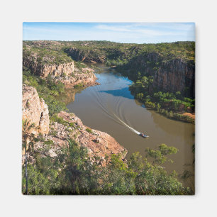 Íman Um barco na Austrália Katherine Gorge