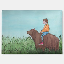 Íman Um belo dia: Magnet 3,5"x2,5"