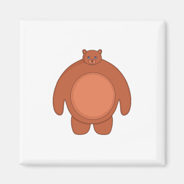 Íman Um Belo Urso Chubby (Frente)