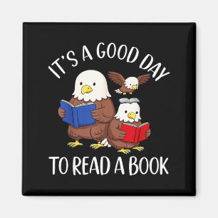 Íman Um Bom Dia Para Ler Uma Águia Bibliotecária Livros