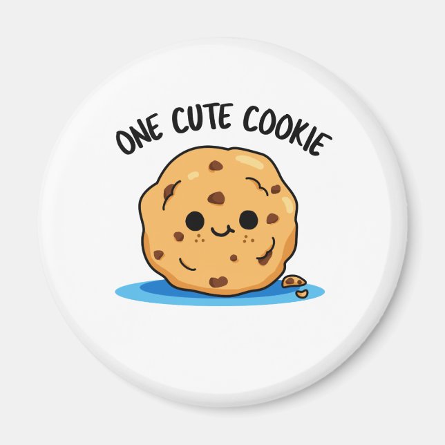Íman Um Bonito Cookie Engraçado Comida (Frente)