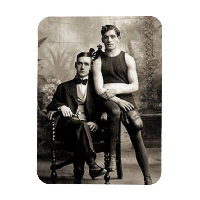 Íman Um Boxer e seu cavalheiro (Vertical)