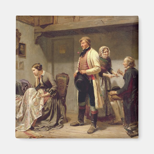 Íman Um brinde ao casal noivo (Frente)