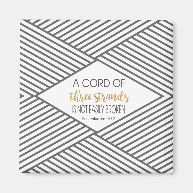 Íman Um cabo de três fios não é facilmente quebrado (Frente)