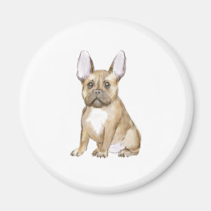 Íman Um cachorrinho francês adorável