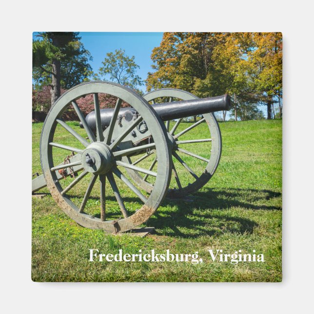 Íman Um canhão no campo de batalha de Fredericksburg (Frente)