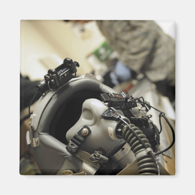 Íman Um capacete de tripulante de voo totalmente montad (Frente)