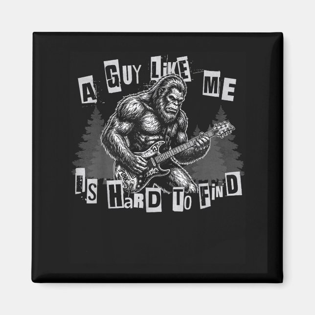 Íman Um cara como eu é difícil de encontrar Bigfoot eng (Frente)