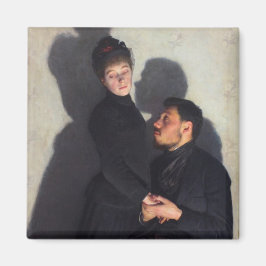Íman Um Casal com Sombras Transpostas (por Emile Friant