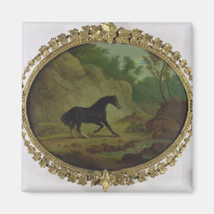 Íman Um cavalo amedrontado por um cobra, 1792 (óleo em
