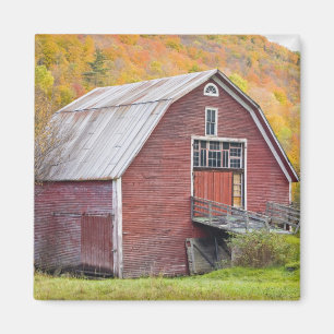 Íman Um celeiro nas Montanhas Verdes de Vermont. Hancoc