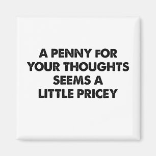 Íman Um Centavo pelos Seus Pensamentos Parece Um Pouco 