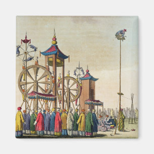 Íman Um circo chinês, ilustração de Le Costume An