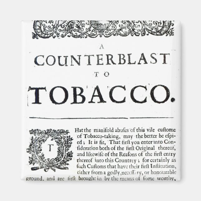 Íman Um contrabando ao cigarro (Frente)