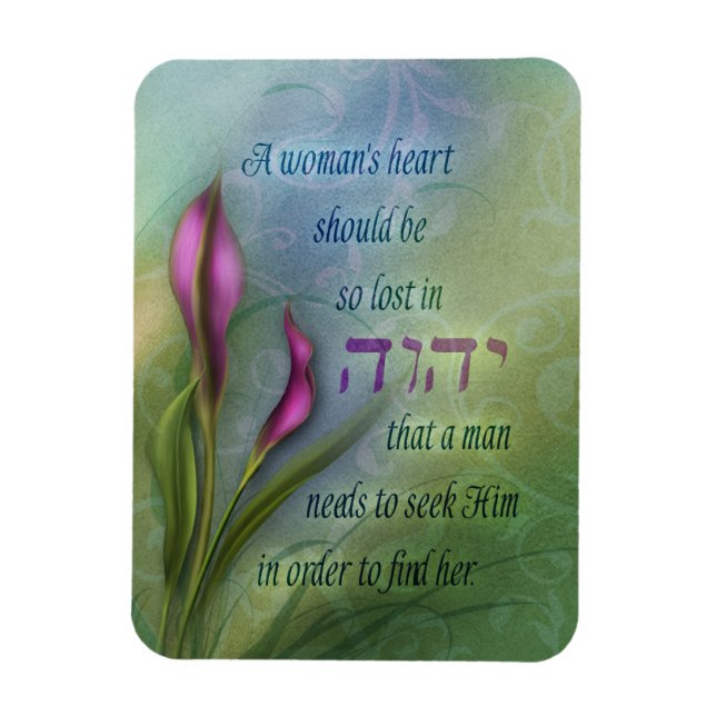 Íman Um Coração de Mulheres - Calla Lily (Vertical)