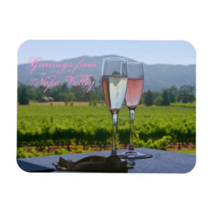 Íman Um cumprimento celebatory de Napa Valley