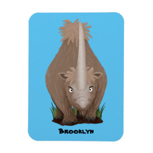 Íman Um desenho animado de Rinoceronte elasmotherium 