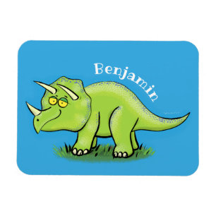Íman Um desenho animado de triceratops dinossauros, ver