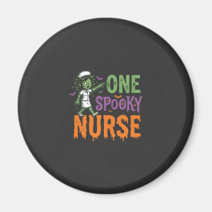 Íman Um Design de Halloween de Enfermeira Assustadora (