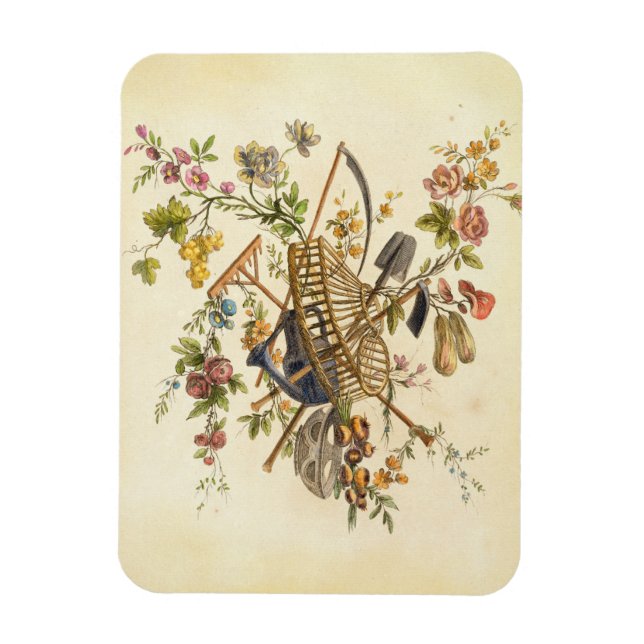 Íman Um design de têxtil de jardim, de "Oeuvre contenun (Vertical)