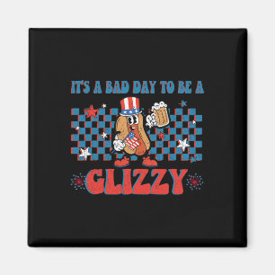 Íman Um Dia Mau Para Ser Um Cão Quente Glizzy Engraçado