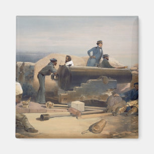 Íman Um dia quieto na bateria do diamante, placa 'do Th