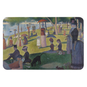 Íman Um Domingo na La Grande Jatte, Georges Seurat 1884