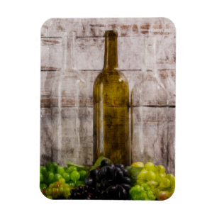 Íman Um eco do ímã de arte digital do vinho