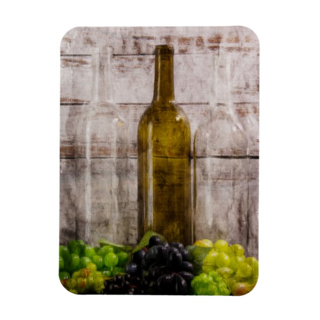 Íman Um eco do ímã de arte digital do vinho (Vertical)
